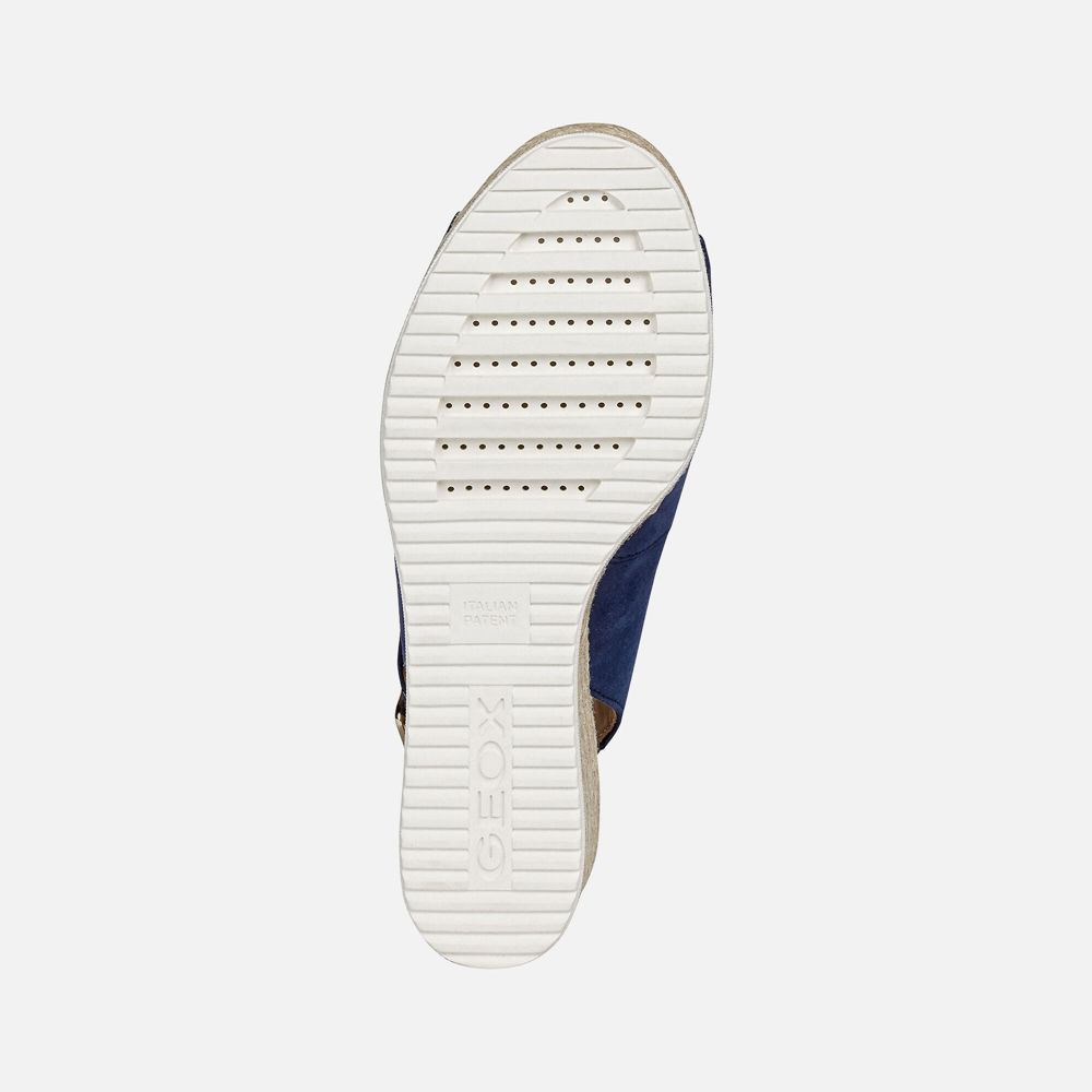 Sandales Geox Ponza - Bleu - Femme 085269-QYM